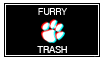 Furry Trash stamp